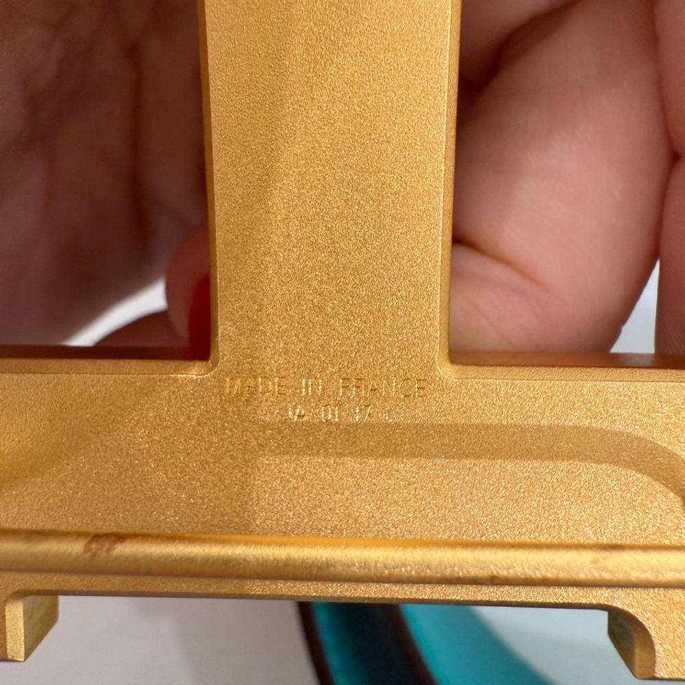 Hermes Mens Constance Belt strap and buckle size 100 larger buckle gold - Picture 5 of 12
